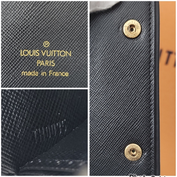 Auth Louis Vuitton Denim Monogram Trifold Wallet - Picture 7 of 9